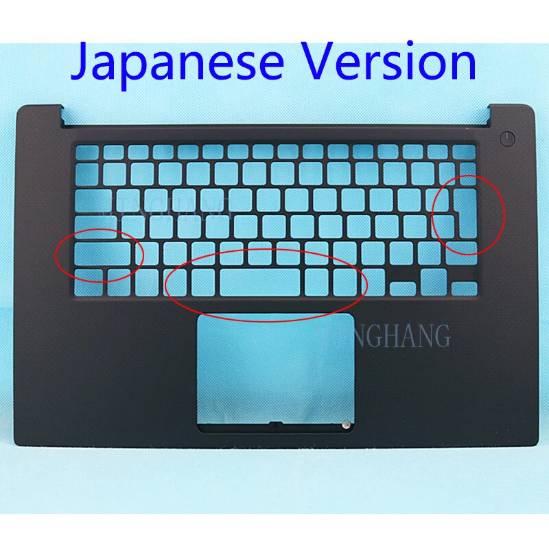 M   For Dell XPS 15 9550 M5510 Palmrest Japanese Keyboard Case Cover 0WKFHP WKFHP