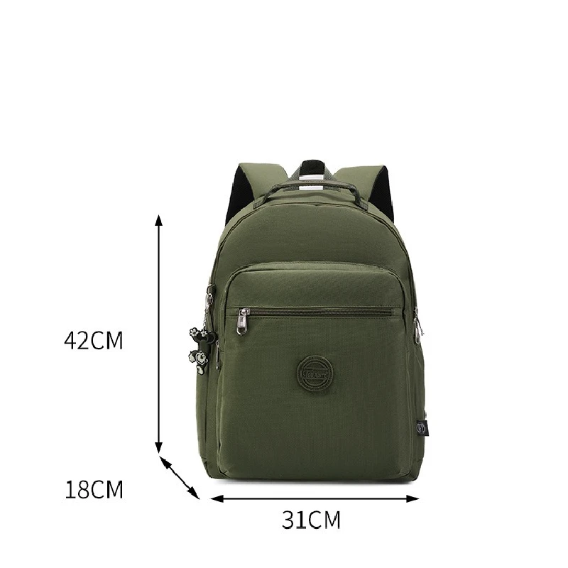 High Quality A4 Large Capacity 15.6 14 inch Laptop Women Men Backpack Schoolbag Travel Bag Blue Green Black Red White M1792