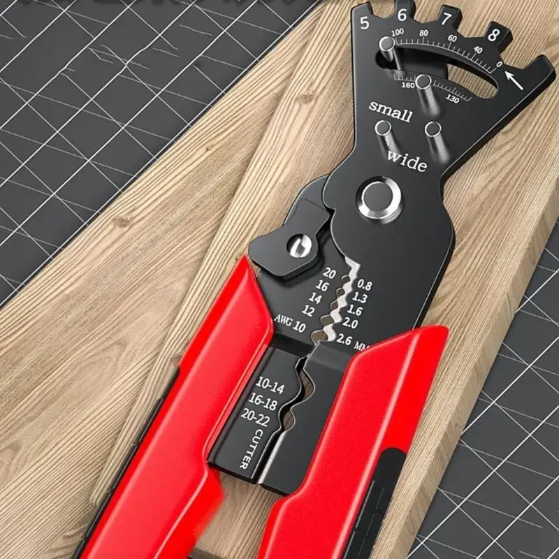 

Multifunctional Stripping Crimping Wire Pliers Crimping Terminal Pliers Plug Male and Female Docking Distribution Box Hand Tools