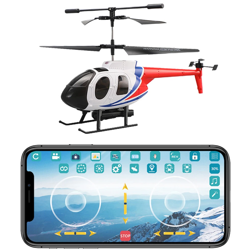 Helikopter Rc 6Ch 4K kamera Rc samolot 2.4G helikoptery Rc dla dorosłych elektryczny samolot latający zabawka zabawka dla dzieci