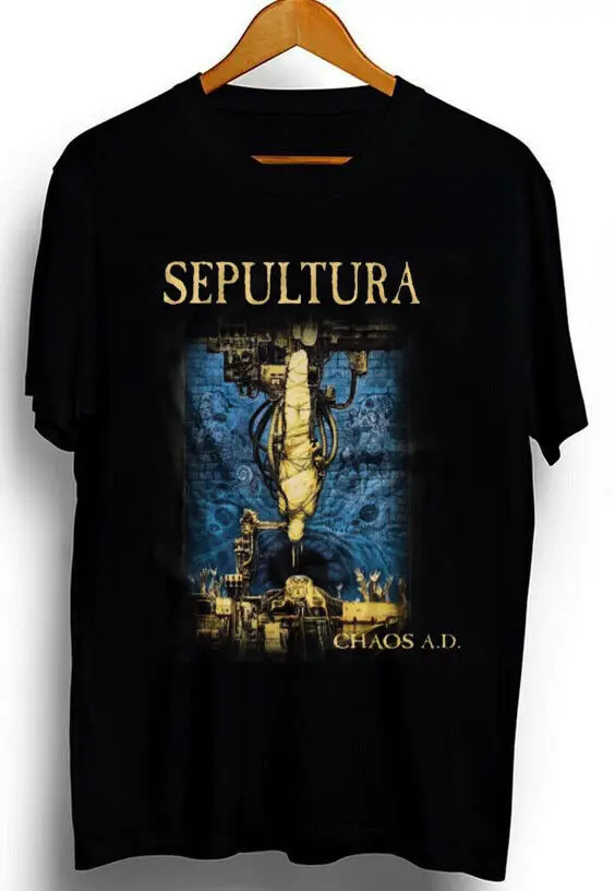 Sepultura Chaos A.D. T-Shirt, Groove Metal Tee, unisex t-shirt TE4142