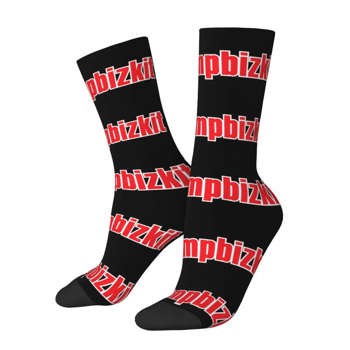 

Happy Funny Male Men Socks Harajuku Limp Bizkit Rapcore Logo Sock Polyester Skateboard Women Socks Spring Summer Autumn Winter