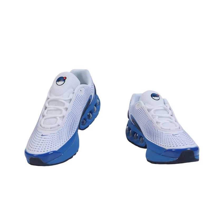 ナイキ エア マックス DN 男性女性ホワイト ブルー滑り止めエア クッション メッシュ通気性ロートップ アスレチック カジュアル ランニング シューズ DV3337-102