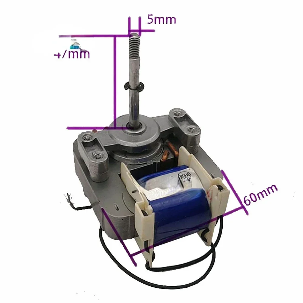 YJF6016C 220V-240V 50HZ 18W Shaped Pole Fan Motor For Light Wave Furnace Air Fryer Oven