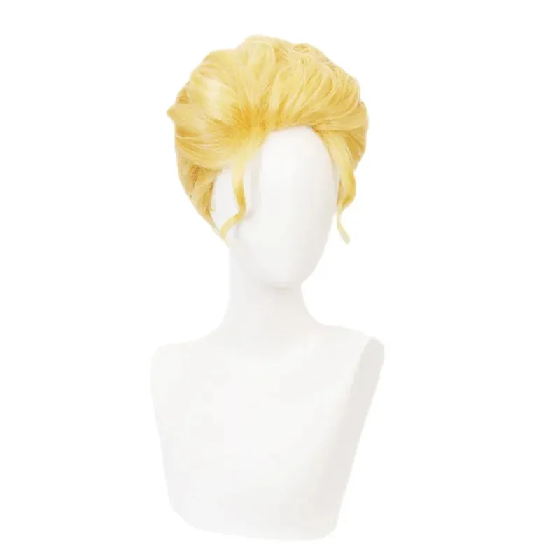 Цианиме Невероятные приключения Джоджо Кира Йошикаге Косплей Костюм Фиолетовый Костюм Униформа Рубашка в полоску Парик Взрослый Мужской Карнавальный Комплект