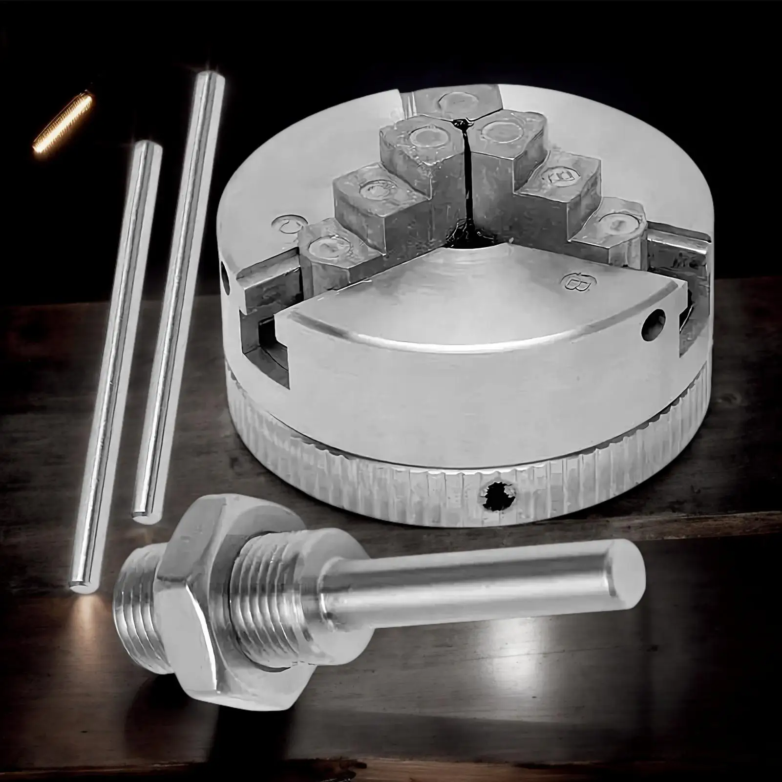 Lathe Chuck Metal Lathe Self-Centering Precision Collet Drill Accessories For Industrial Workshop Hobbyist Repair Factory