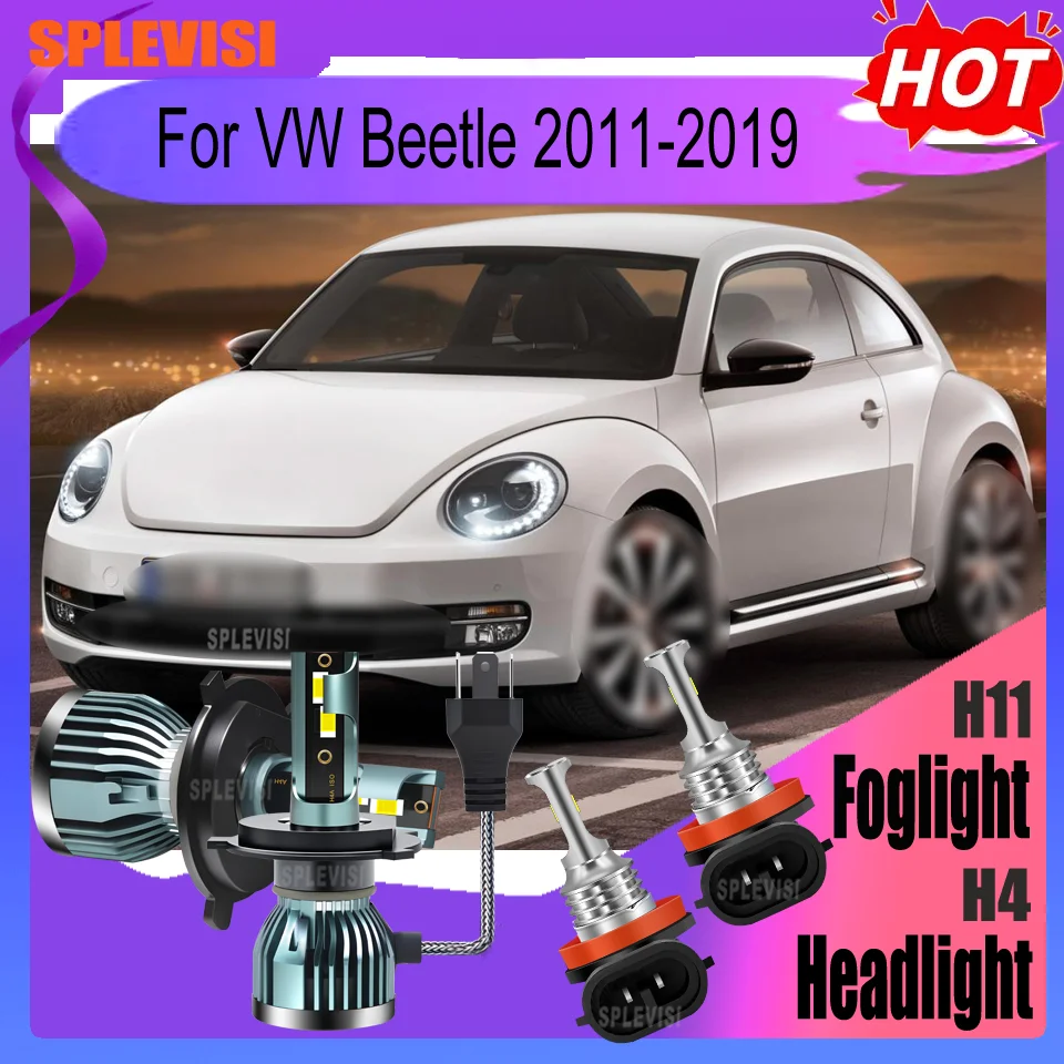 

H4 H11 Headlight Fog Light Ideal for Safe Night Trips Plug and Play For VW Beetle 2011 2012 2013 2014 2015 2016 2017 2018 2019