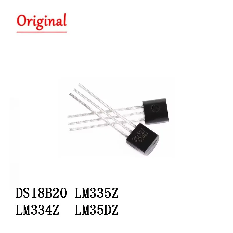 5pcs IC DS18B20 TO-92  CHIP Thermometer Temperature Sensor LM335Z  LM334Z  LM35DZ  NEW