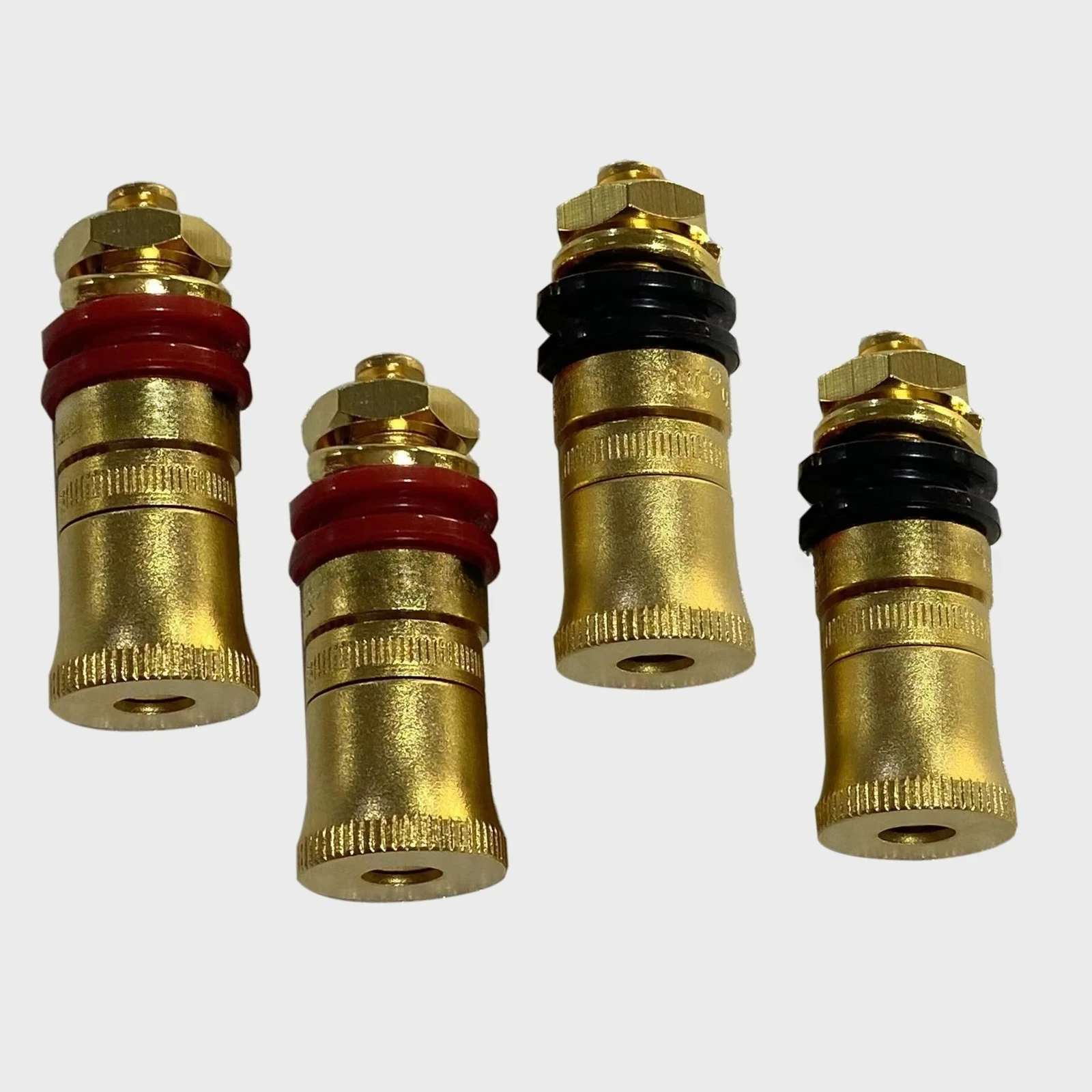 Hi-End 868 Binding Post Rhodium Gold Plated Speaker Niobium Terminal Banana Jack Amplifier Connector  Sound Audio Adapter