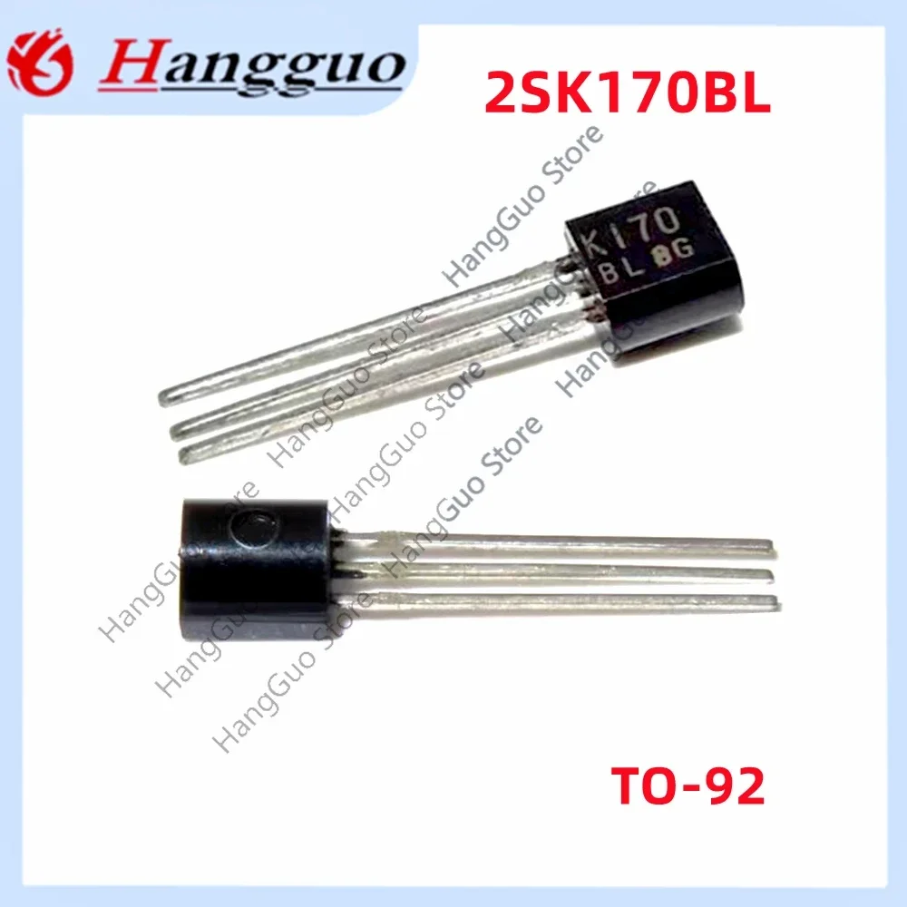 50pcs/Lot 2SK170-BL 2SK170BL 2SK170 K170 TO-92 IC In-line TO-92 audio power amplifier triode transistor Best quality