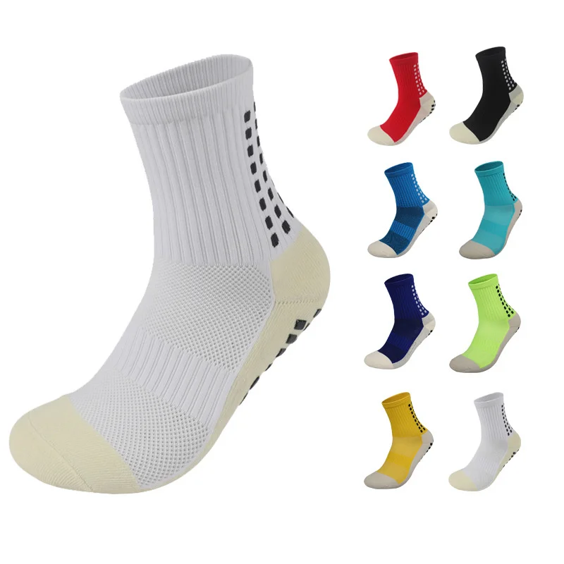 

Professional tube football socks middle running thickened towel adult socks dispensing anti-skid wear-resistant wiping