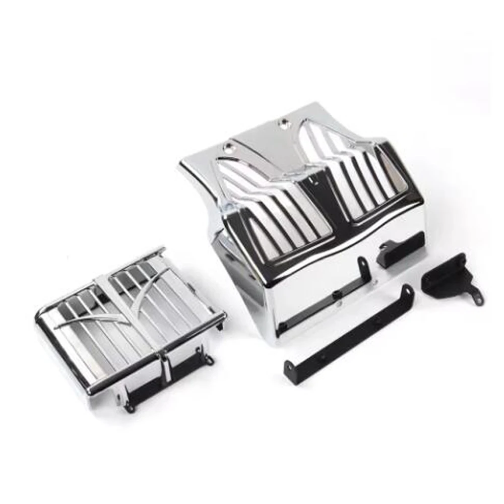 لسيارة سبرينغفيلد الهندي دارك هورس 2018-2024 أسود كروم جديد للدراجات النارية حاجز هوائي هدية واقي الطين سبويلر أمامي سفلي #6