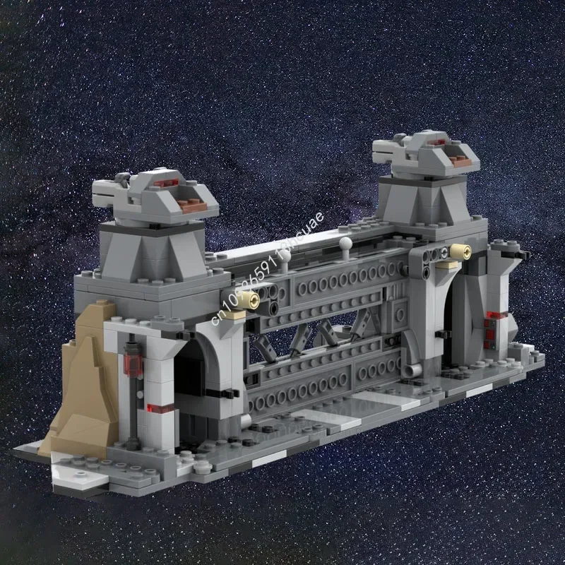 454PCS Star Battle Alt Build Ambush on Mandalore Battle Packs Modular Model Moc Building Blocks Stacking Brick Creative Toy Gift