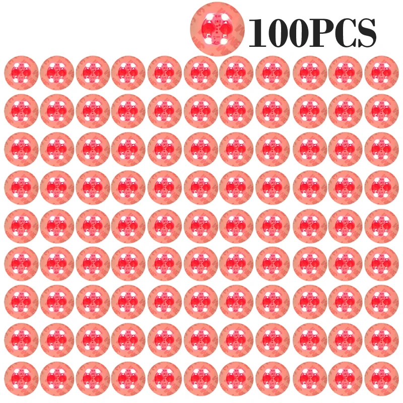 100 Stuks LED Servies Mat Cup Lichtgevende Sticker Kleurrijke Knipperende Fles Sticker Lichtgevende Coaster Kraam Bar Licht