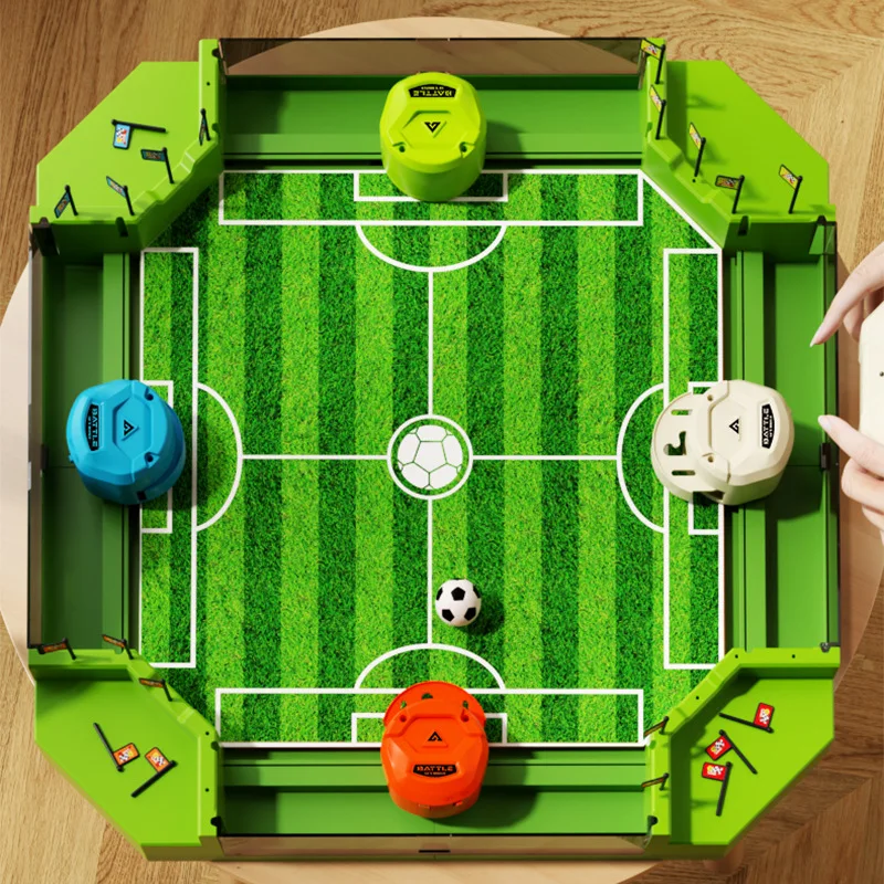 Mini gioco da tavolo di calcio per quattro giocatori Pachinko Calcio Portiere Pinball Competizione Gioco di società sportiva. Richiesta autoassemblaggio