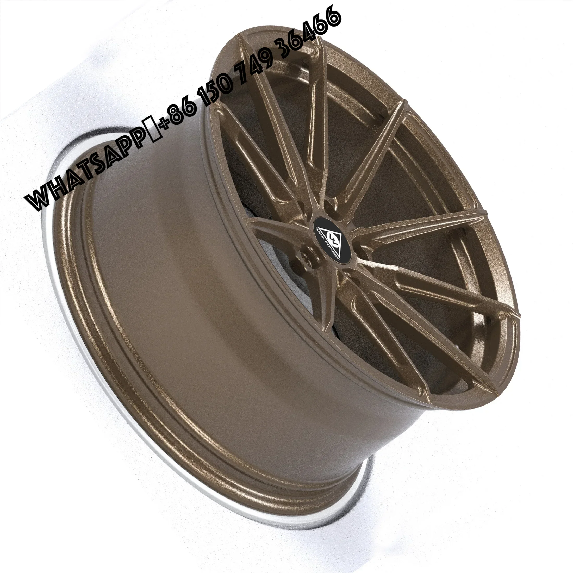 

6061-T6 CF.3-FF R Bronze High Quality Forged Wheel Alloy Car Wheel Classic Design Forged Rims for BMW Mercedes Maybach