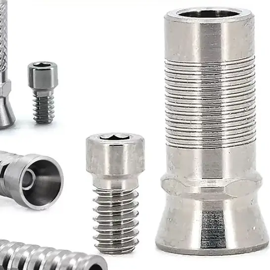 Osstem Compatible Multi-Unit Temporary Abutment Titanium Cylinder with Screw CAD/CAM Convertible for Dental Implant Crown Bridge