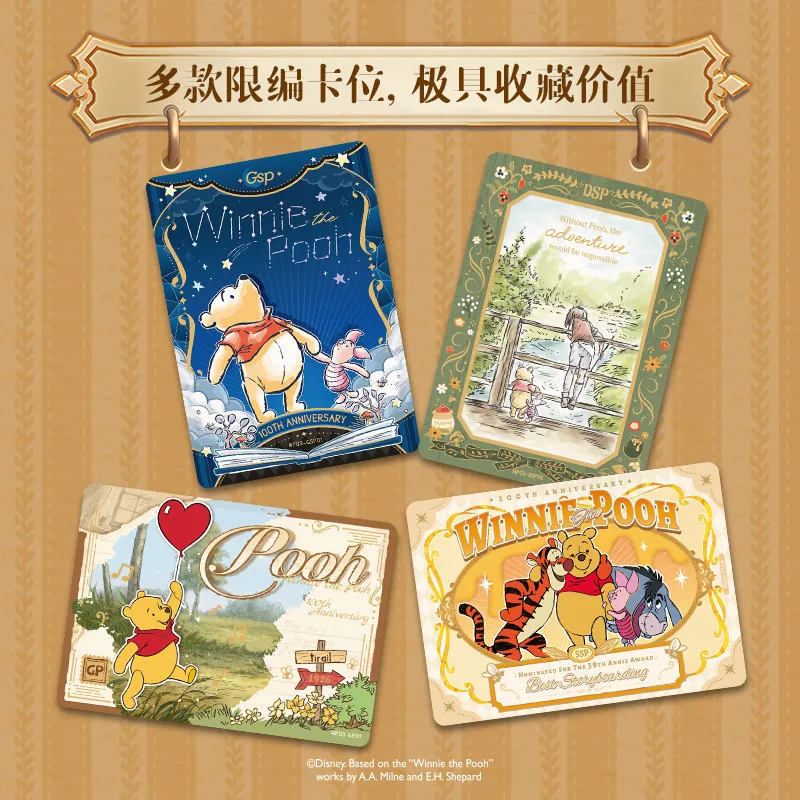 2026 New Card.Fun Disney Winnie The Pooh 100th Anniversary