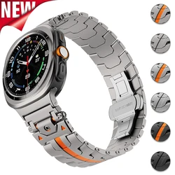 Luxury Stainless Steel Strap for Samsung Galaxy Watch 7 Ultra 47mm Metal Band for Galaxy Watch Ultra 47mm Replaceable Wristband