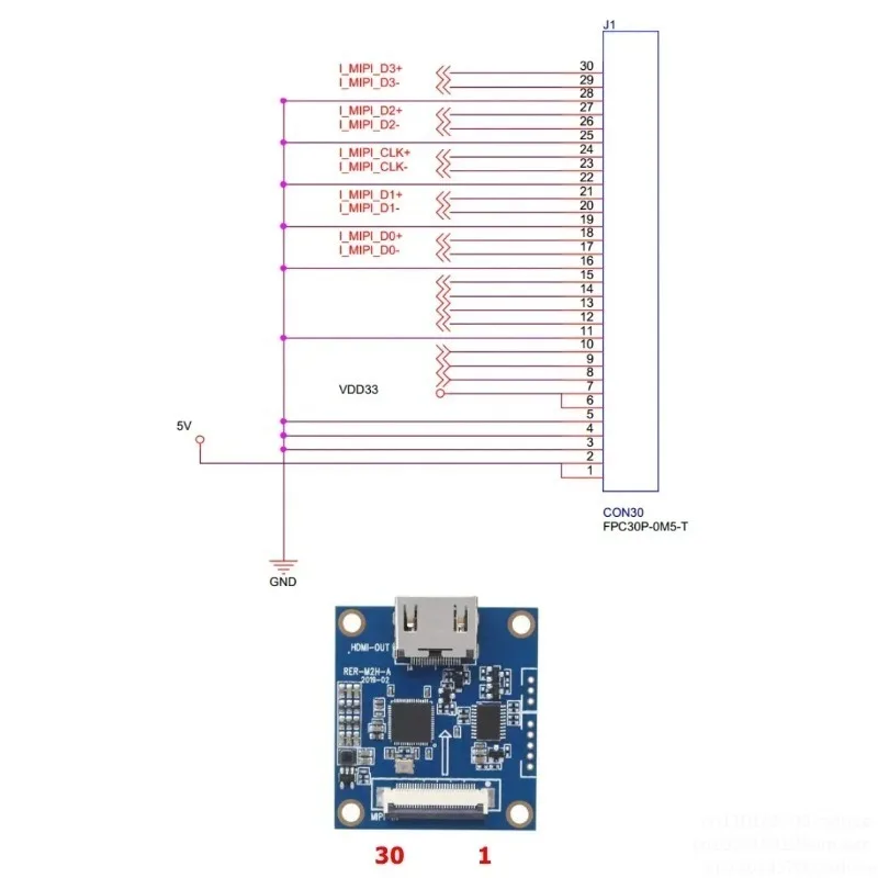 Mipi To Hdmi Adapto…