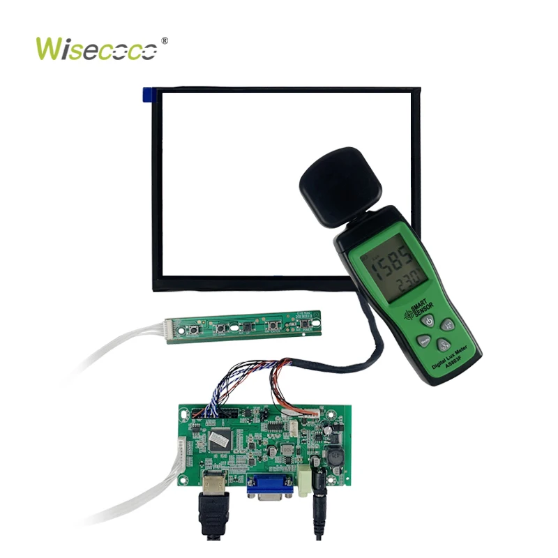 Wisecoco 8.4 Inch IPS Tft Lcd Screen Panel High Brightness 1500 Nits 1024*768 Xga Lvds Lcd Display Module