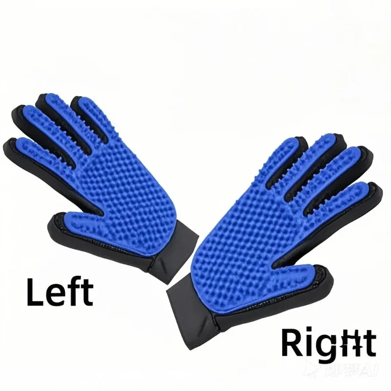Pet Hair Glove Comb Pet Dog Cat Grooming Cleaning Glove Deshedding Hair remover Massage Brush Animal Supplies Cat Accessoies - view 6