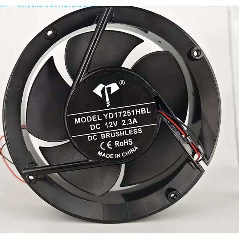 For Full round fan 17CM cm violent large air volume 12V24V48V DC, chassis cooling fan 17251