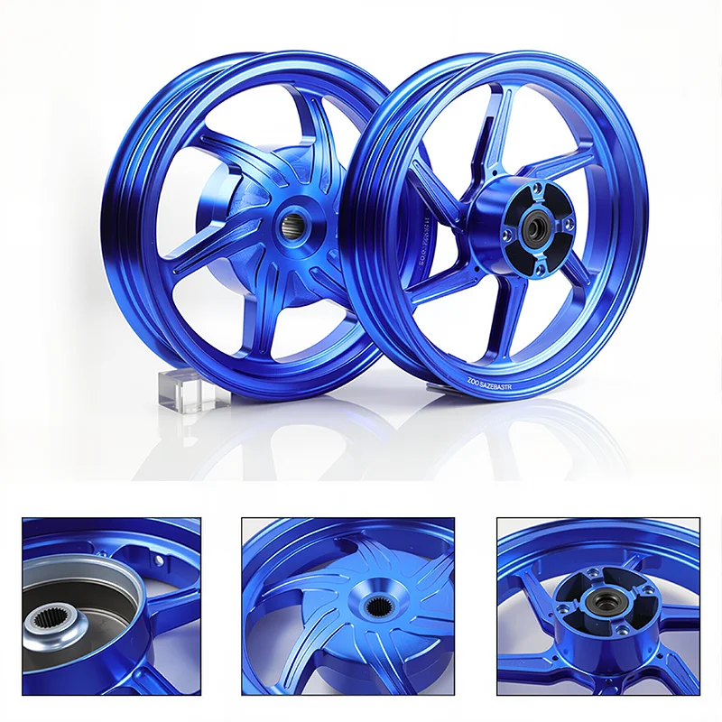

For Honda GIORNO 125 Aluminum Alloy Modified CNC Wheel Hub Front and Rear Wheels Rim Mags Velg 12 Inch Motorcycle Accessories