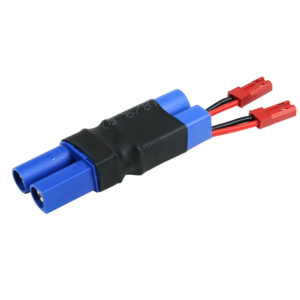 1 Piece EC5 Male to Female With Two JST Female In-line Power Adapter Lipo Connector for RC Battery Model Charger Accessory