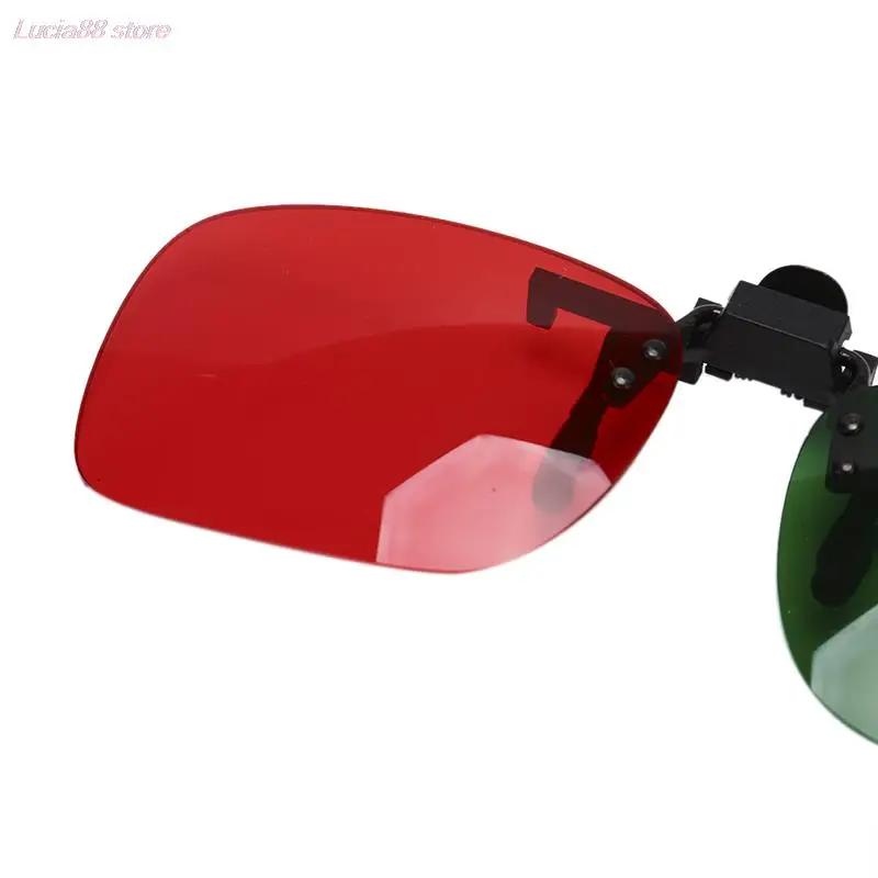 1/2PC Red Blue Green 3D Glasses Black Frame For Dimensional Anaglyph Movie TV