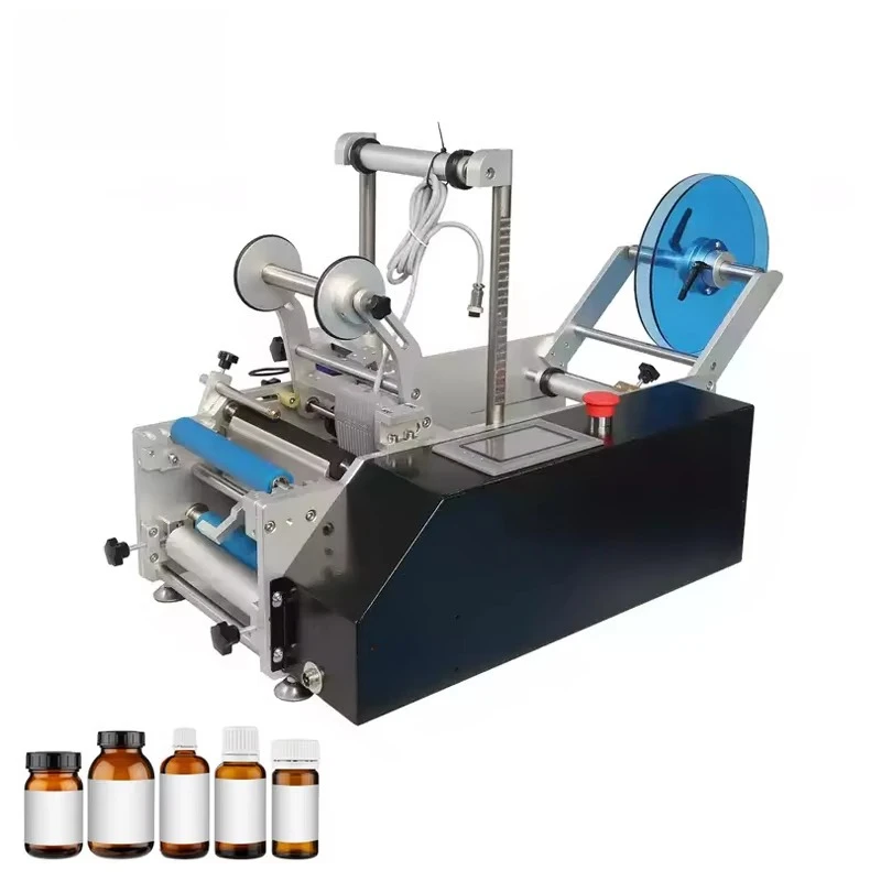 

Desktop Semi-automatic Manual Applicator Labeling Machine For Glass Plastic Round Bottle