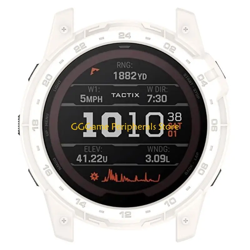 U55B Full Coverage Shell Scratchproof Shockproof Cover for 7 Smartwatch Silicone Case Watch Accessories