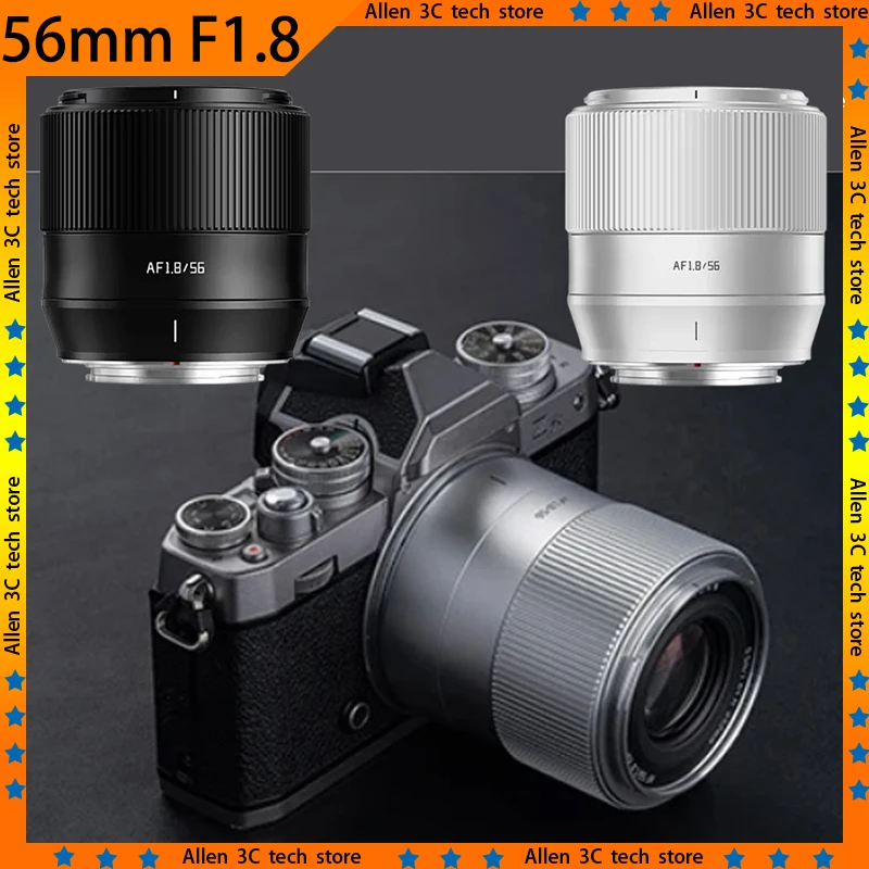 Original TTArtisan AF 56mm F1.8 Camera Lens Auto Focus Large Aperture Custom Portrait Photography Lens For Sony Fujifilm Nikon