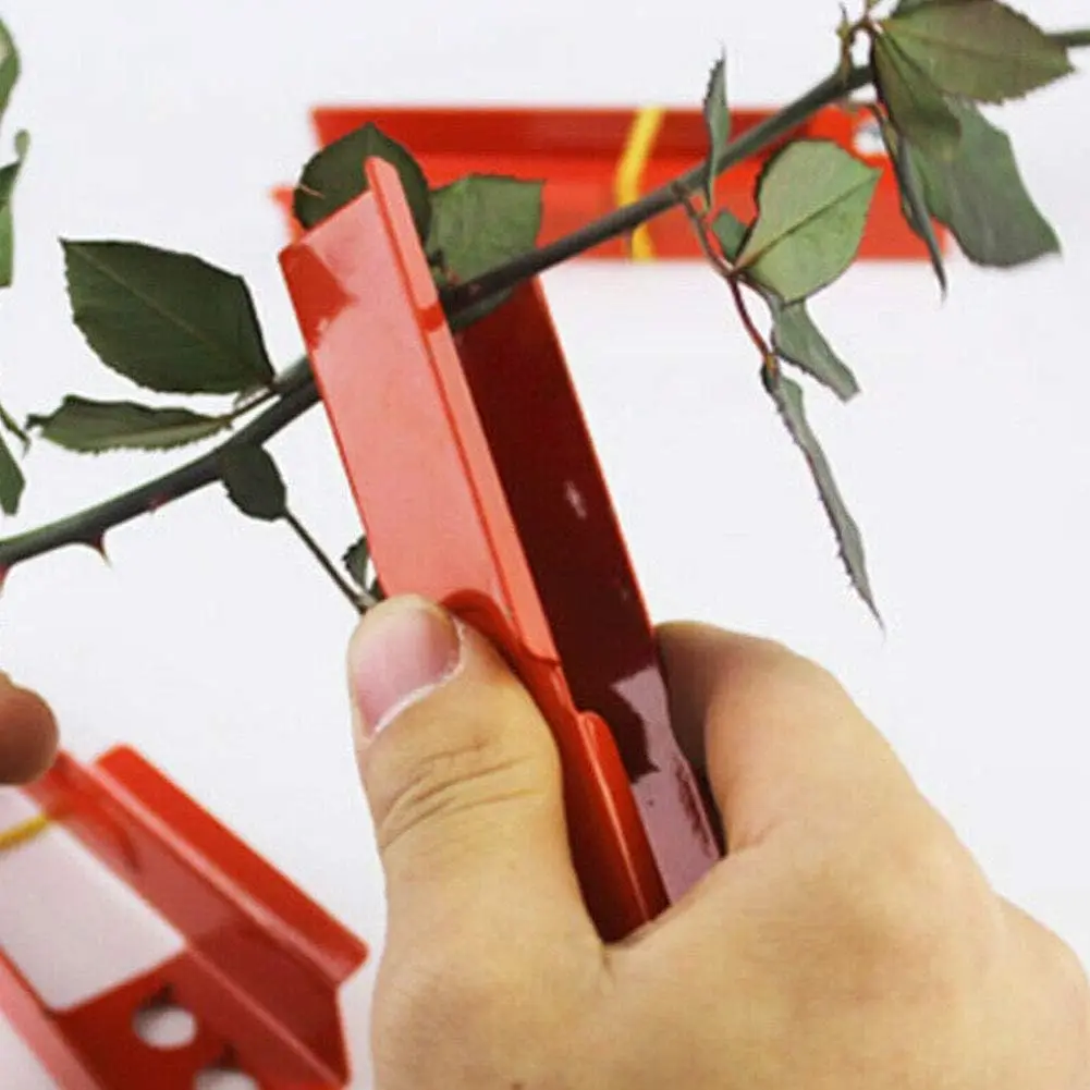 Rose Thorn และ Leaf Stripping เครื่องมือ, Rose Thorn Remover, โลหะดอกไม้ Burrs Plier, DIY Bouquet Garden Florist เครื่องมือสําหรับดอกไม้ DIY