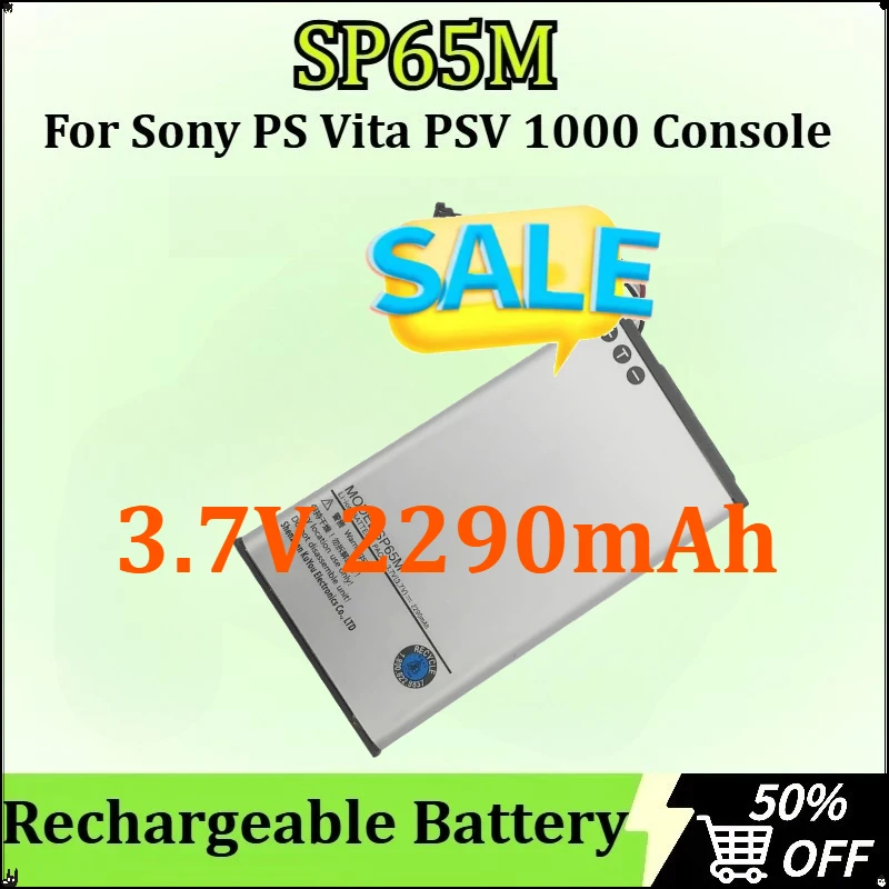 

New SP65M Rechargeable Li-ion Battery Replacement for Sony for PS Vita PSV 1000 Console 3.7V 2290mAh