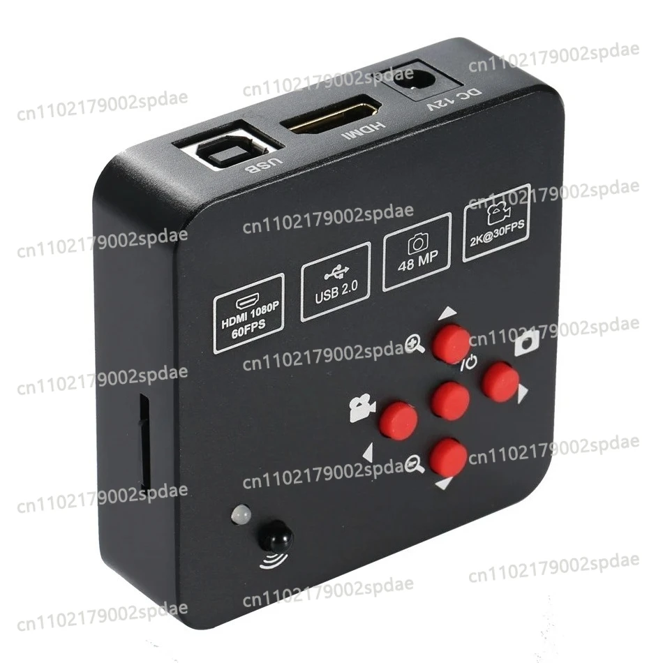 Full HD 48MP 4K 30FPS Industry Video Microscope Camera-compatible USB Simultaneous Output Magnifier Chip Phone Repair