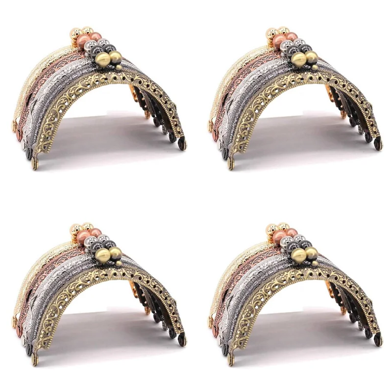 

AOAO-20-Piece Metal Wallet Frame Kiss Clasp Lock DIY Coin Bag Hand Sewing Craftsmanship,3.3 Inch/8.5Cm
