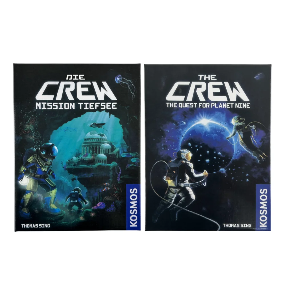 The Crew – Quest for Planet Nine Astronauts, vollständiges englisches Familientreffen, Schachbrettspiel, Unterhaltung, Wahrsagerei, Kartenspiel