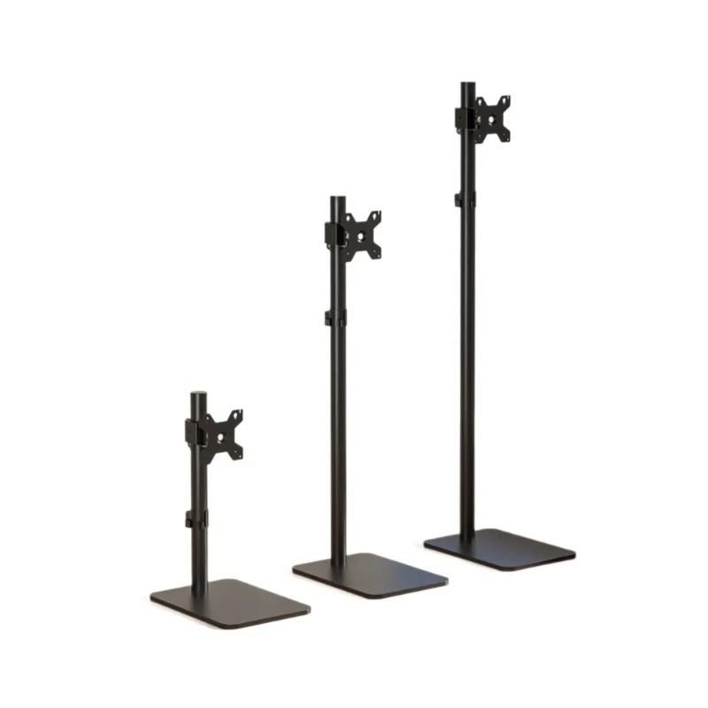 

The floor of the office computer is free of punching holes and lifting horizontal and vertical screen bases.