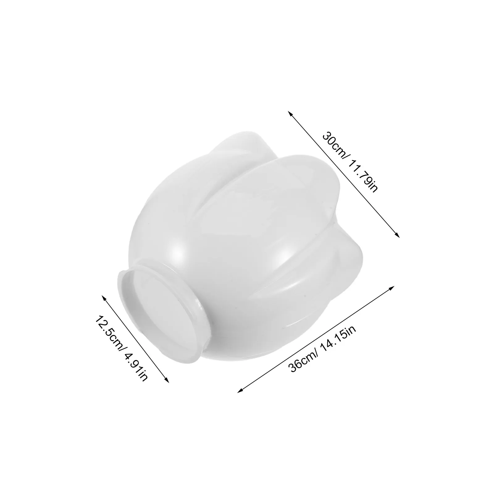 Waterproof Acrylic Lotus Light Cover for Outdoor Lamp Posts Patios Gardens Streetlights Easy-Install Bayonet Mount White Lamp