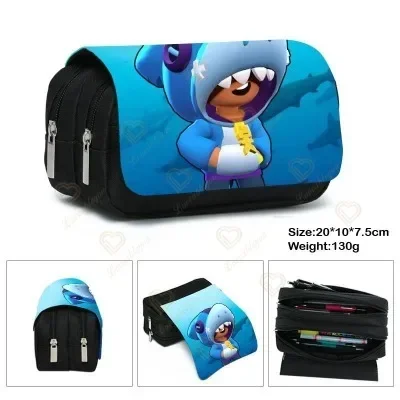 Kinder Rucksack Bleistift Fall Medium kleine Student Spiel Bleistift Fall Nylon Material lernen Briefpapier Kinder Cartoon Geschenke Anime Spielzeug