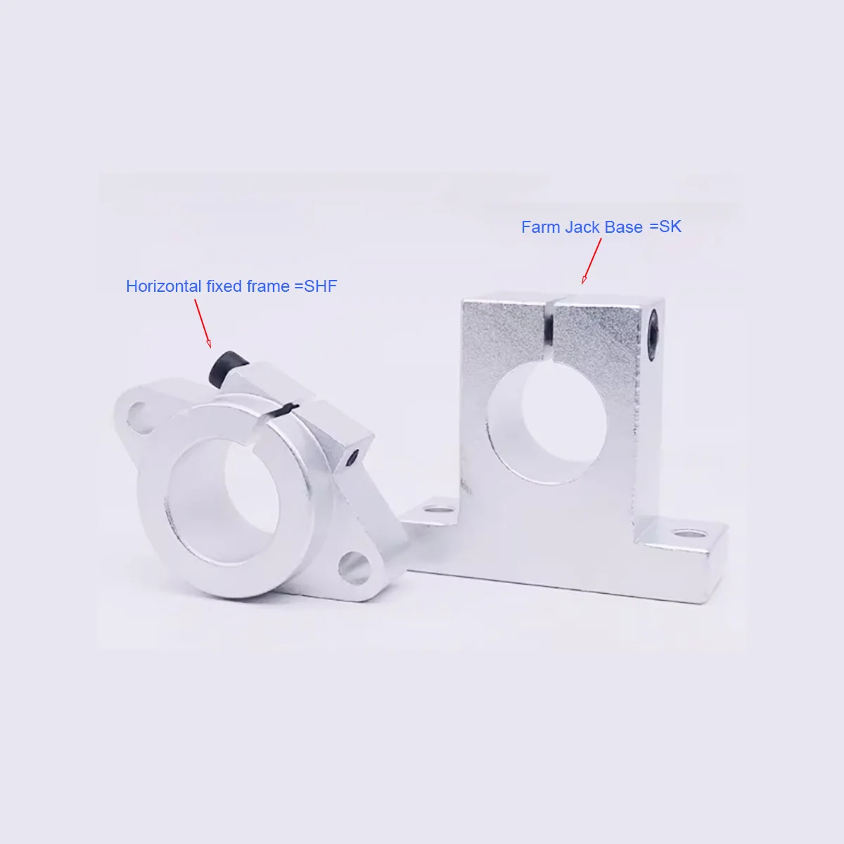 

Optical Axis Support Seat Vertical/Horizontal Fixed Frame Linear Guide Axis M8/10/12/16/20/25/30-50