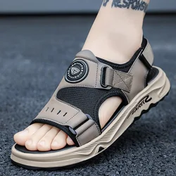 Sandali casual da uomo estate outdoor scarpe da spiaggia traspiranti con suola morbida pantofole sportive per studenti di moda sandali da passeggio antiscivolo