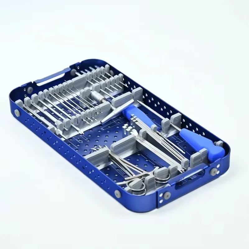Dog Small Animal Veterinary Orthopedic Instrument Set with Bone Screw Implant Locking Plate