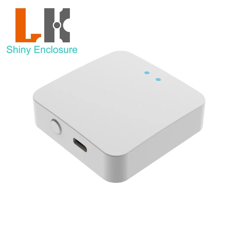 60x60x15mm WIFI Bluetooth IoT Gateway ZigBee 3.0 Abs Plastic Enclosure Bluetooth Mesh Central Project Control Host Housing