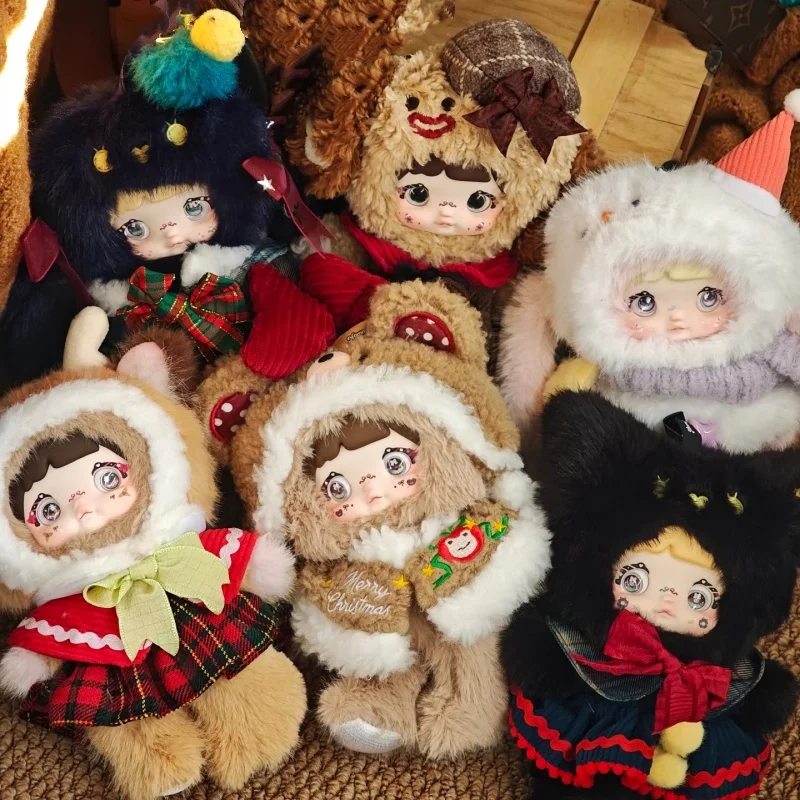 

Новый оригинальный Nommi Christmas' Eve Mystery Box Nommi Charms Брелок для ключей Blind Box Nommi Doll Nommi Аниме Фигурки Рождественские подарки Игрушка