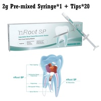 Dental Injectable Root Canal Bioceramic Sealer Endodontic Sealing Material Filling Cement with 20Tips Kit