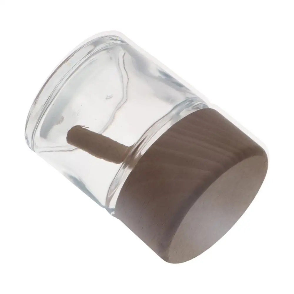 

50ml Diffuser Bottles with Wooden Cap DIY Mini Refillable Fragrance Diffuser Jars Glass Empty Essential Oils Containers