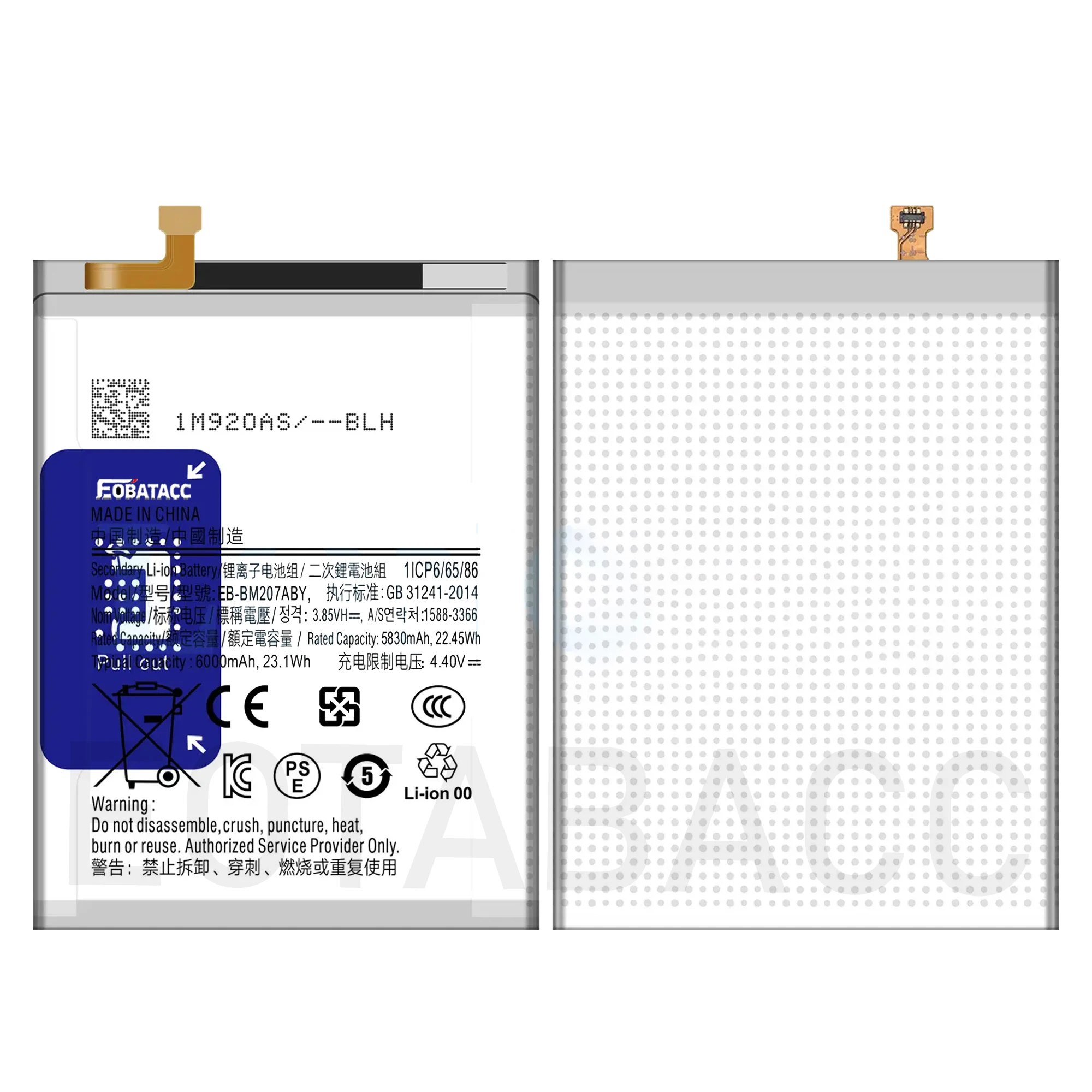 2026 years high quality battery for samsung M30S/M31/M315/M307/M21/F41/M21S/M20S/M12 battery EB-BM207ABY