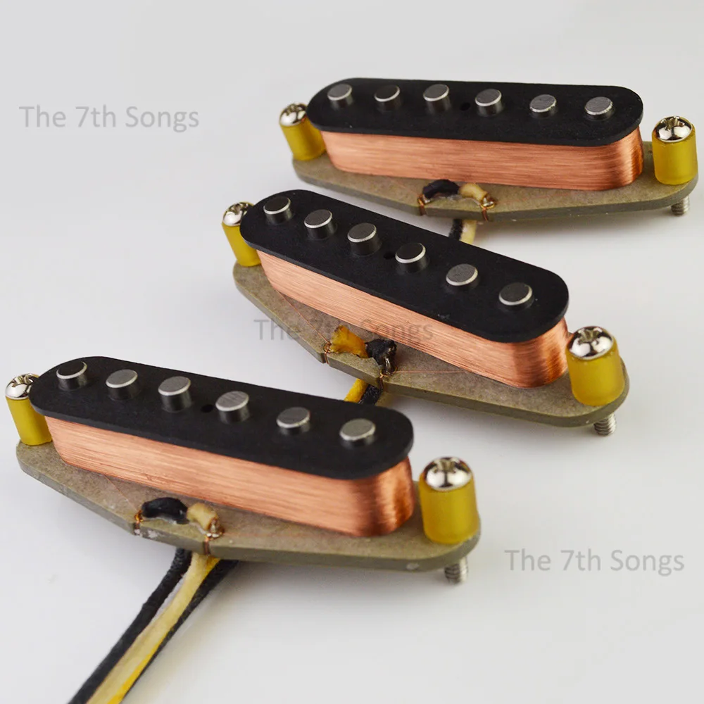 Klassische Blues Texas Blues Alnico 5 E-Gitarre SSS ST Single Coil Tonabnehmer 60er Blues n Rock Heavy Build Coil – Detail 3